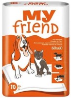 Scutece pentru câini și pisici My friend BF-091-MMMM-005 60x60cm 10pcs