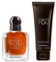 Парфюмерный набор для него Giorgio Armani Stronger With You Intensely EDP 50ml + Shower Gel 75ml