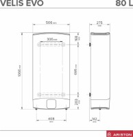 Boiler electric Ariston VLS Evo 80 EU (3626146) imaginea #4 — magazin online Desire.md