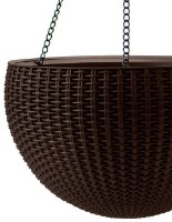 Ghiveci Keter Hanging Sphere Planter Brown (229544)