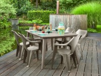 Стул Keter Dante Low Back Cappuccino (209326) фото №2 — интернет-магазин Desire.md