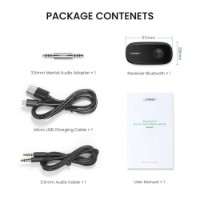 Receiver Ugreen Bluetooth 5.0 Receiver with Mic Black (70304) imaginea #8 — magazin online Desire.md