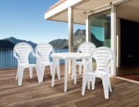 Scaun Keter Bonaire White (142668) imaginea #2 — magazin online Desire.md