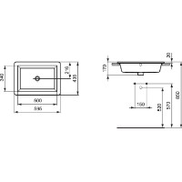 Умывальник Ideal Standard Strada (K078001) фото №3 — интернет-магазин Desire.md