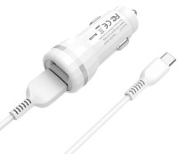 Încărcător auto Hoco Z27 Staunch Type-C White imaginea #8 — magazin online Desire.md