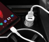 Автомобильная зарядка Hoco Z27 Staunch Type-C White фото №9 — интернет-магазин Desire.md