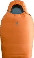 Sac de dormit Deuter Orbit -5° SL Right Mandarine/Slate Blue imaginea #2 — magazin online Desire.md