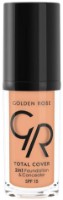 Fond de ten pentru față Golden Rose Total Cover 2in1 Foundation & Concealer 09 imaginea #1 — magazin online Desire.md