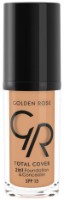 Тональный крем для лица Golden Rose Total Cover 2in1 Foundation & Concealer 10 фото №1 — интернет-магазин Desire.md