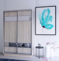 Шкаф-купе Mobildor-Lux Fox Mirror Elements 140x220 Oak Sonoma (fox5554) фото №3 — интернет-магазин Desire.md