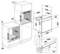 Электрический духовой шкаф Whirlpool WTA C 8411 SC AN фото №2 — интернет-магазин Desire.md