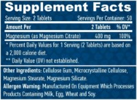 Витамины Haya Labs Magnesium Citrate 200mg 50tab фото №2 — интернет-магазин Desire.md