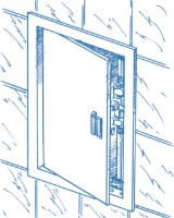 Trapa de revizie Blauberg RTMG 600x400 Metal imaginea #2 — magazin online Desire.md