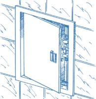 Ревизионный люк Blauberg RTMG 400x400 Metal фото №2 — интернет-магазин Desire.md