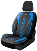 Set huse Panda Texas Negru cu Albastru