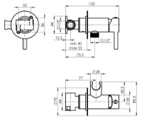Baterie pentru bideu Rubineta Ultra Bidet (625121) imaginea #2 — magazin online Desire.md