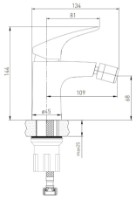 Смеситель для биде VOLLE Orlando (15195100) фото №2 — интернет-магазин Desire.md