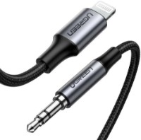 Кабель Ugreen Lightning to 3.5mm Aux 1m US315 Black (70509)