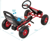 Веломобиль Enero Sport Go-Kart 01 Red фото №6 — интернет-магазин Desire.md