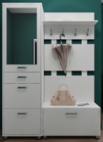 Прихожая Fabrik Home Milana 1500 Белый Ясень фото №1 — интернет-магазин Desire.md