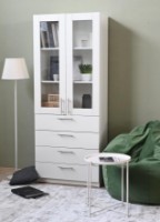 Витрина Fabrik Home Office-Line №3 Белый Ясень фото №4 — интернет-магазин Desire.md