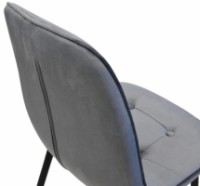 Scaun Deco M-01-3 HLR-23 Grey Velvet imaginea #5 — magazin online Desire.md