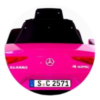 Электромобиль Chipolino Mercedes Benz CLS350 Pink (ELKMBCLS04P) фото №3 — интернет-магазин Desire.md