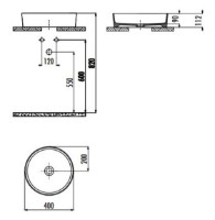 Lavoar Creavit Loop LP140-00CB00E imaginea #2 — magazin online Desire.md