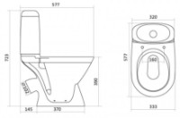Vas WC Santek Rimini 1WH501523 imaginea #2 — magazin online Desire.md
