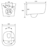 Унитаз VOLLE Hippo (13-44-202) фото №2 — интернет-магазин Desire.md
