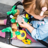 Jucărie pentru pătuturi si carucioare BabyOno Teddy Gardener (1473)