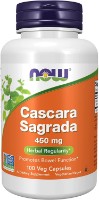 Supliment alimentar NOW Cascara Sagrada 450mg 100cap