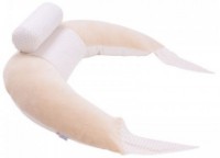 Pernă pentru alaptare Veres Confort Lux Velour Stars Bej (302.04.1) imaginea #2 — magazin online Desire.md