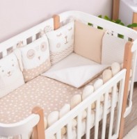 Lenjerie de pat pentru copii Veres Smiling Animals Bej (216.06)