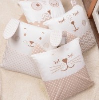 Lenjerie de pat pentru copii Veres Smiling Animals Bej (216.06) imaginea #4 — magazin online Desire.md