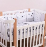 Lenjerie de pat pentru copii Veres Smiling Animals White/Grey (216.07) imaginea #5 — magazin online Desire.md