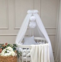 Copertină pentru pătuț Veres White (158.1.08)