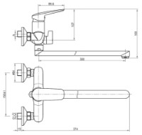 Baterie pentru cadă Imprese Praha 35030 imaginea #2 — magazin online Desire.md