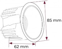 Lampă încorporabilă Led Market OC-LM-109 4000K R White imaginea #2 — magazin online Desire.md
