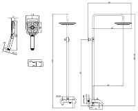 Set pentru duș Imprese Bila Desne T-10155 imaginea #2 — magazin online Desire.md