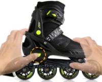 Роликовые коньки Blackwheels Sonic Black/Green 37-40 фото №7 — интернет-магазин Desire.md