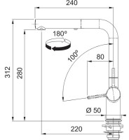 Baterie bucătărie Franke Pull Out Spray Matt Black (115.0653.382) imaginea #2 — magazin online Desire.md
