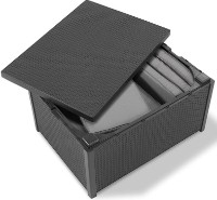 Садовый стол Keter Arica Storage Table Graphite (221044) фото №3 — интернет-магазин Desire.md