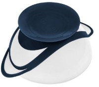 Set bol cu lingura si capac Akuku A0503 White/Blue imaginea #2 — magazin online Desire.md