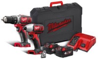 Набор Milwaukee M18BPP2D-402C (4933447126)