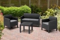 Набор садовой мебели Keter Orlando Set Graphite/Gray (226515) фото №2 — интернет-магазин Desire.md