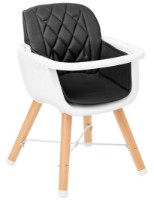 Стульчик для кормления Kikka Boo High Chair For Feeding Woody Black (31004010130) фото №5 — интернет-магазин Desire.md