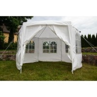 Шатёр Saska Garden Pavilion Tent White 2x2x2m фото №2 — интернет-магазин Desire.md