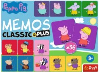 Настольная игра Trefl Memos Classic & Plus Peppa Pig (02270) фото №2 — интернет-магазин Desire.md