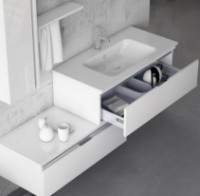 Комплект мебели для ванной Nplus Toledo 160 White